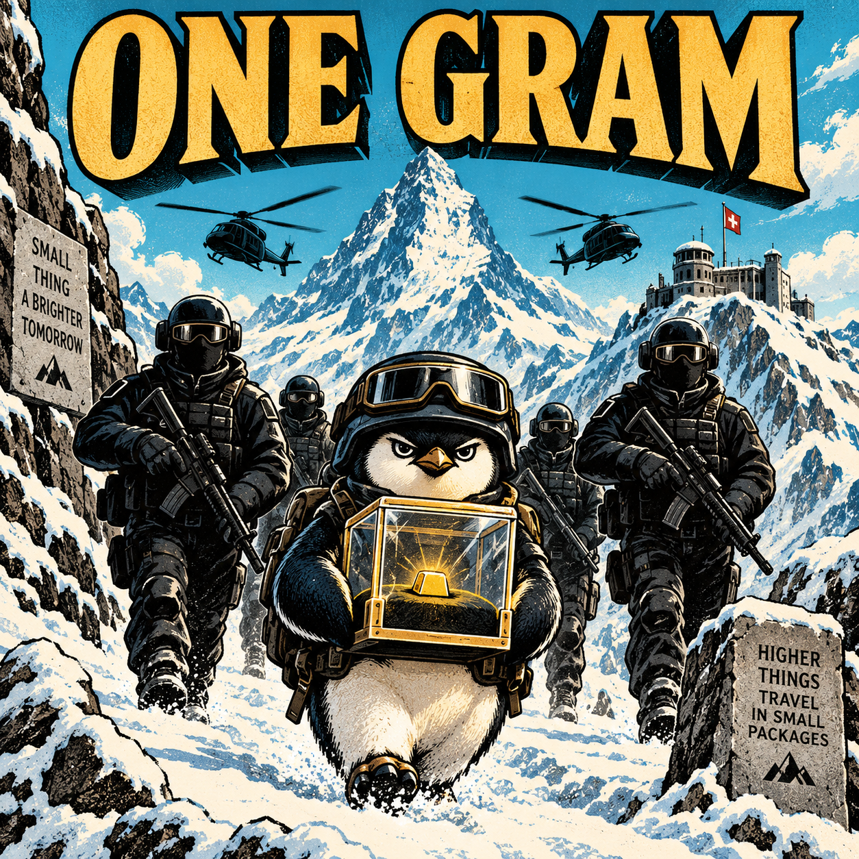 ONE GRAM DELIVERY original meme artwork